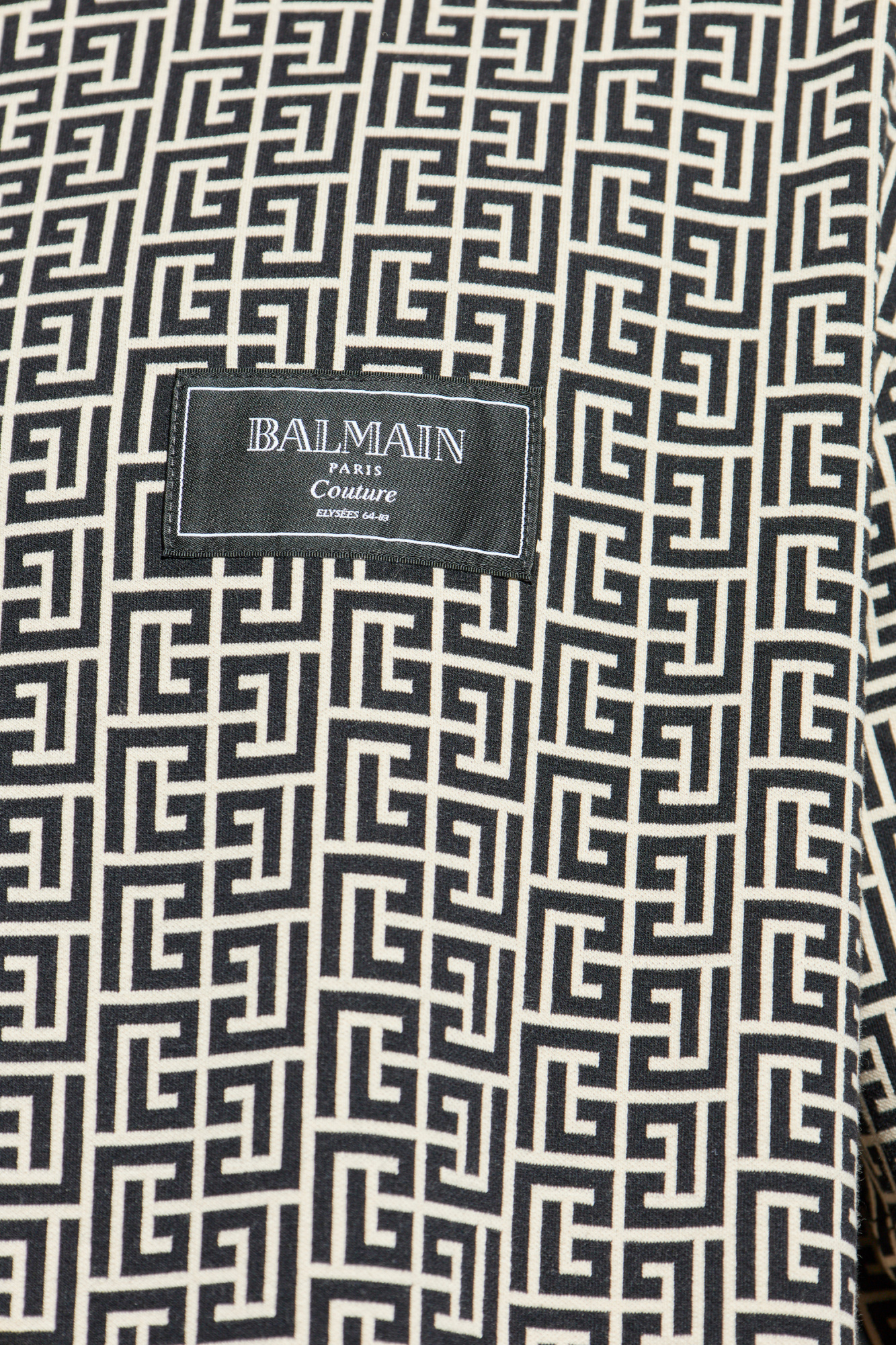 Black T-shirt with monogram Balmain - Vitkac AS
